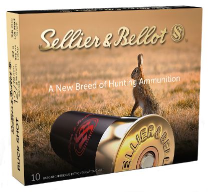 Picture of Sellier & Bellot Sb12bsi Hunting 12 Gauge 2.75" 12 Pellets 1 1/8 Oz 1 Buck Shot 10 Per Box/ 25 Case 
