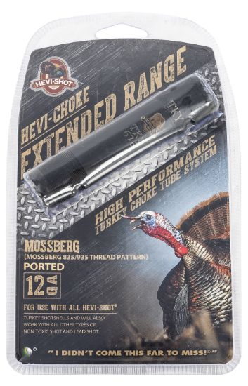 Picture of Hevi-Shot 450127 Hevi-Choke Turkey Mossberg 12 Gauge Extended Range 17-4 Stainless Steel Black (Ported) 