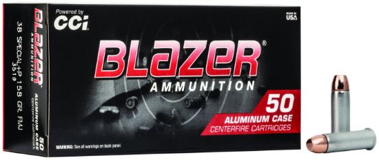 Picture of Cci 3519 Blazer Handgun 38 Special +P 158 Gr Total Metal Jacket 50 Per Box/ 20 Case 