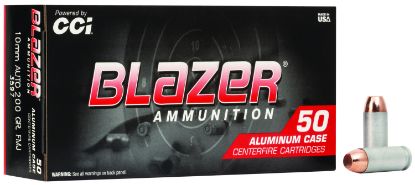 Picture of Cci 3597 Blazer Handgun 10Mm Auto 200 Gr Total Metal Jacket 50 Per Box/ 20 Case 