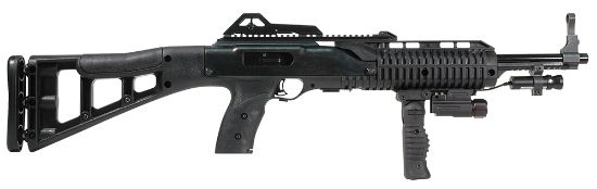 Picture of Hi-Point 995Fgfllazts 995Ts Carbine 9Mm Luger 16.50" 10+1 Black All Weather Molded Stock W/Forward Folding Grip, Weapon-Mounted Flashlight And Laser 