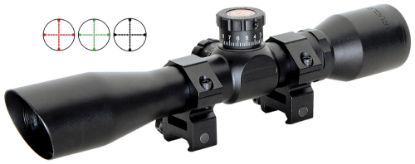 Picture of Truglo Tg8504bt Tru-Brite Xtreme Compact Tactical 4X 32Mm Obj 20.79 Ft @ 100Yds Fov 1" Tube Black Finish Mil-Dot 