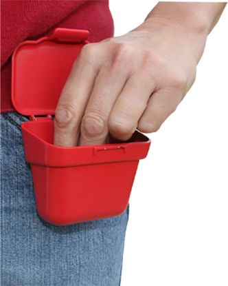 Picture of Mtm Case-Gard Abp Ammo Belt Pouch Handgun/Rifle Multi-Caliber 100Rd Belt Clip Mount Red Plastic 