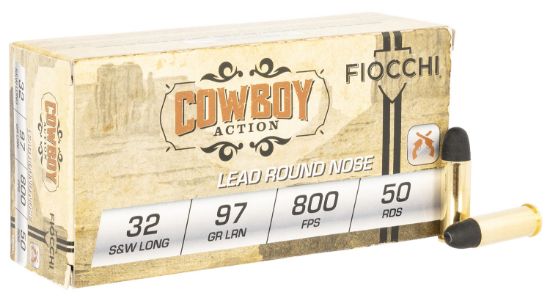 Picture of Fiocchi 32Swll Cowboy Action 32 S&W Long 97 Gr Lead Flat Point 50 Per Box/ 20 Case 