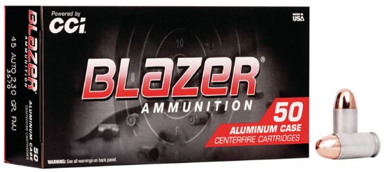 Picture of Cci 3570 Blazer Handgun 45 Acp 230 Gr Full Metal Jacket 50 Per Box/ 20 Case 