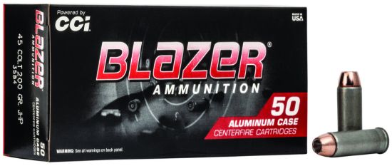 Picture of Cci 3584 Blazer Handgun 45 Colt 200 Gr Jacket Hollow Point 50 Per Box/ 20 Case 