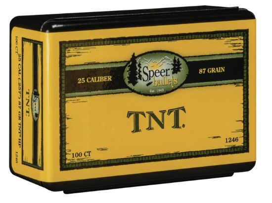 Picture of Speer 1246 Tnt 25 Cal .257 87 Gr Jacket Hollow Point 100 Per Box/ 5 Case 