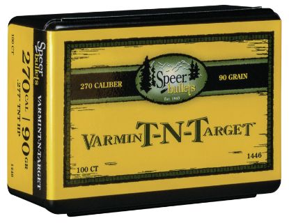 Picture of Speer Bullets 1446 Tnt Rifle 270 Caliber .277 90 Gr Hollow Point 100 Box 