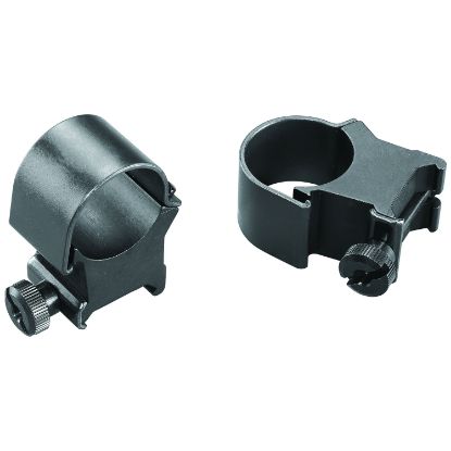 Picture of Weaver Mounts 49044 Detachable Top Mount Rings Matte Black 1" Extra High 