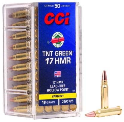 Picture of Cci 951 Tnt Green 17 Hmr 16 Gr Speer Tnt Green Hollow Point 50 Per Box/ 40 Case 