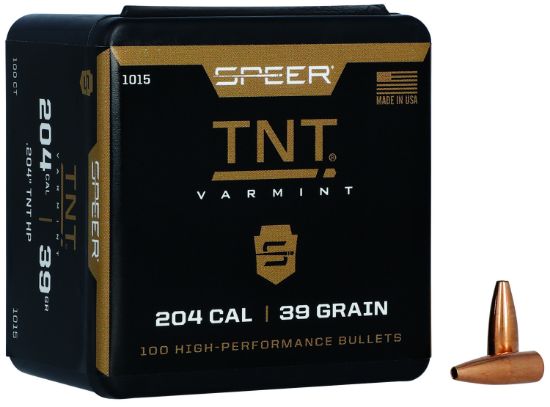 Picture of Speer 1015 Tnt 204 Cal .204 39 Gr Tnt Hollow Point 100 Per Box/ 5 Case 