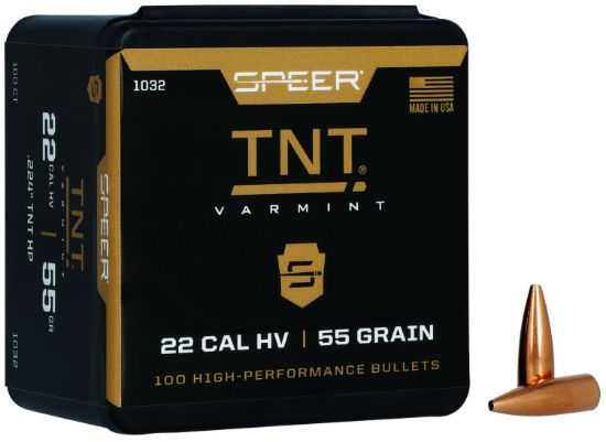 Picture of Speer 1032 Tnt 22 Cal .224 55 Gr Jacket Hollow Point 100 Per Box/5 Case 