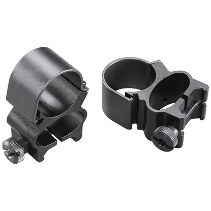 Picture of Weaver Mounts 49523 See-Thru Detachable Matte Black 1" 