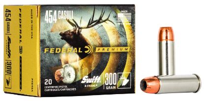 Picture of Federal P454sa Premium 454 Casull 300 Gr Swift A Frame 20 Per Box/ 10 Case 