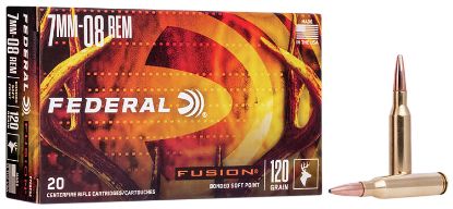 Picture of Federal F708fs2 Fusion 7Mm-08 Rem 120 Gr Fusion Soft Point 20 Per Box/ 10 Case 