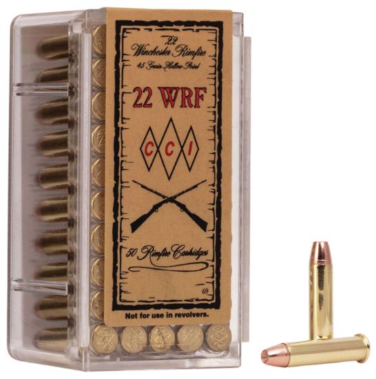 Picture of Cci 0069 Specialty Wrf Rimfire 22 Wrf 45 Gr Jacket Hollow Point 50 Per Box/ 40 Case 