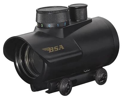 Picture of Bsa Hmrgbd30cp 30 Mm Red, Green, Blue Dot Matte Black 1 X 30 Mm 5 Moa Dot Reticle 
