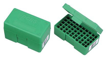 Picture of Rcbs 86901 Ammo Box For Small Rifle Green Plastic 