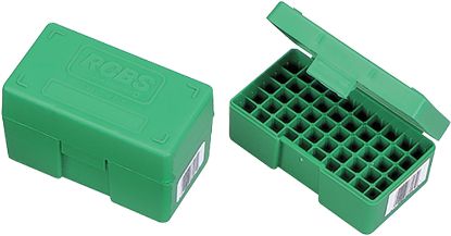 Picture of Rcbs 86902 Ammo Box For Medium Rifle Green Plastic 