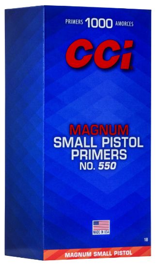 Picture of Cci 0018 Magnum Pistol No. 550 Small Pistol Multi Caliber Handgun/ 1000 Per Box 