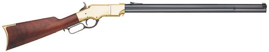 Picture of Taylors & Company 550285 1860 Henry 45 Colt (Lc) Caliber With 13+1 Capacity, 24.25" Blued Barrel, Brass Metal Finish & Walnut Stock Right Hand (Full Size) 