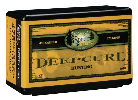 Picture of Speer 3978 Deepcurl 475 Cal .475 325 Gr Soft Point 50 Per Box/ 5 Case 