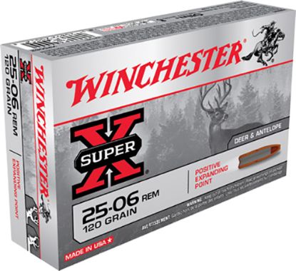 Picture of Winchester Ammo X25062 Super X 25-06 Rem 120 Gr Positive Expanding Point 20 Per Box/ 10 Case 