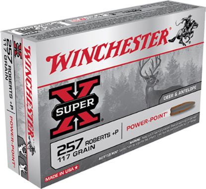 Picture of Winchester Ammo X257p3 Super X 257 Roberts 117 Gr Power Point 20 Per Box/ 10 Case 