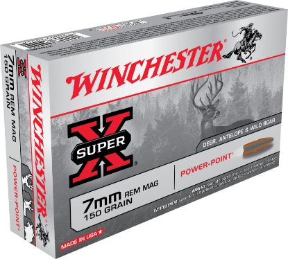 Picture of Winchester Ammo X7mmr1 Super X 7Mm Rem Mag 150 Gr Power Point 20 Per Box/10 Case 