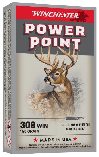 Picture of Winchester Ammo X3085 Power-Point 308 Win 150 Gr Power Point 20 Per Box/ 10 Case 