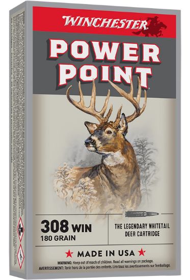 Picture of Winchester Ammo X3086 Power-Point 308 Win 180 Gr Power Point 20 Per Box/ 10 Case 