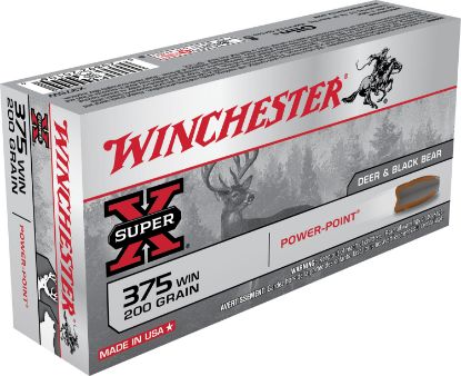 Picture of Winchester Ammo X375w Super X 375 Win 200 Gr Power Point 20 Per Box/ 10 Case 