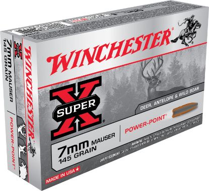 Picture of Winchester Ammo X7mm1 Super X 7Mm Mauser 145 Gr Power Point 20 Per Box/ 10 Case 