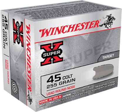 Picture of Winchester Ammo X45cp2 Super X 45 Colt 255 Gr Lead Round Nose 20 Per Box/ 10 Case 
