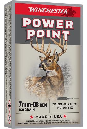 Picture of Winchester Ammo X708 Power-Point 7Mm-08 Rem 140 Gr Power Point 20 Per Box/ 10 Case 