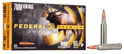 Picture of Federal P7rf Premium 7Mm Rem Mag 160 Gr Nosler Partition 20 Per Box/ 10 Case 