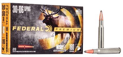 Picture of Federal P3006f Premium 30-06 Springfield 180 Gr Nosler Partition 20 Per Box/ 10 Case 