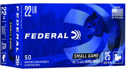 Picture of Federal 716 Small Game & Target 22 Lr 25 Gr #12 Lead Bird Shot 50 Per Box/ 50 Case 