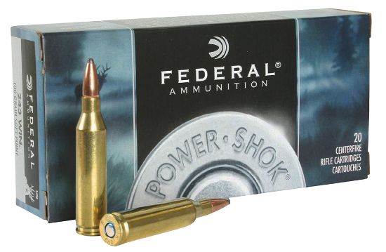 Picture of Federal 243B Power-Shok 243 Win 100 Gr Jacketed Soft Point 20 Per Box/ 10 Case 