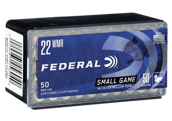 Picture of Federal 757 Small Game & Target 22 Wmr 50 Gr Jacket Hollow Point 50 Per Box/ 60 Case 