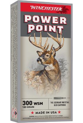 Picture of Winchester Ammo X300wsm Power-Point 300 Wsm 180 Gr Power Point 20 Per Box/ 10 Case 