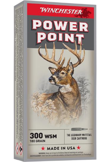 Picture of Winchester Ammo X300wsm Power-Point 300 Wsm 180 Gr Power Point 20 Per Box/ 10 Case 