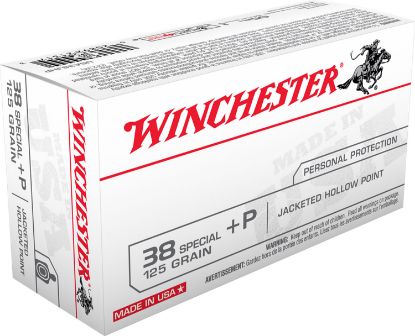 Picture of Winchester Ammo Usa38jhp Usa 38 Special +P 125 Gr Jacket Hollow Point 50 Per Box/ 10 Case 