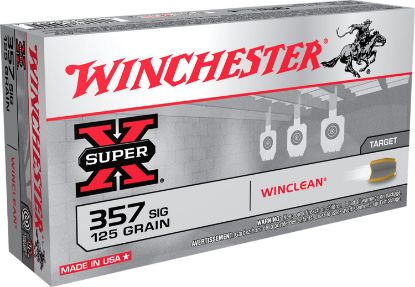 Picture of Winchester Ammo Wc357sig Super X 357 Sig 125 Gr Winclean Brass Enclosed Base 50 Per Box/ 10 Case 