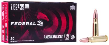 Picture of Federal A76239a American Eagle Rifle 7.62X39mm 124 Gr Full Metal Jacket 20 Per Box/ 25 Case 