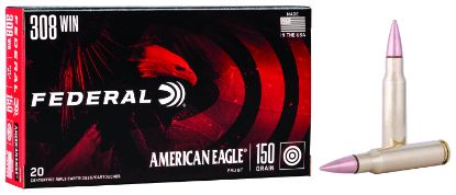 Picture of Federal Ae308d American Eagle Rifle 308 Win 150 Gr Full Metal Jacket Boat Tail 20 Per Box/ 25 Case 