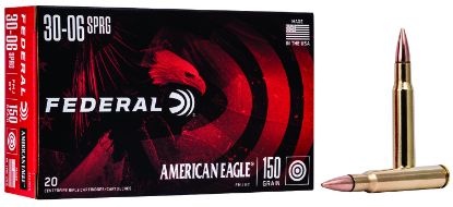 Picture of Federal Ae3006n American Eagle Rifle 30-06 Springfield 150 Gr Full Metal Jacket Boat Tail 20 Per Box/ 25 Case 