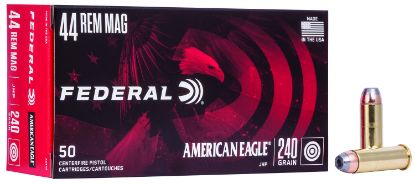 Picture of Federal Ae44a American Eagle Handgun 44 Rem Mag 240 Gr Jacketed Hollow Point 50 Per Box/ 20 Case 