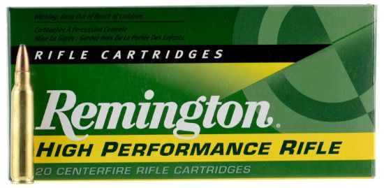 Picture of Remington Ammunition 28399 High Performance Rifle 223 Rem 55 Gr Pointed Soft Point 20 Per Box/ 10 Case 