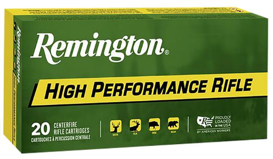 Picture of Remington Ammunition 27800 High Performance Rifle 243 Win 80 Gr Pointed Soft Point 20 Per Box/ 10 Case 